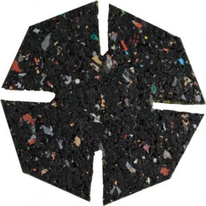 gomme acoustique pour plot de terrasse dalle