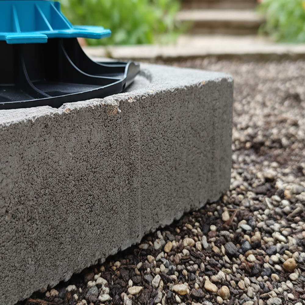 dalle béton pour plot terrasse